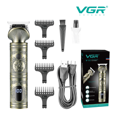 VGR V-962 New Design Metal Beard Trimmer Professional Cordless Hair Trimmer Barber Hair Clipper for Men