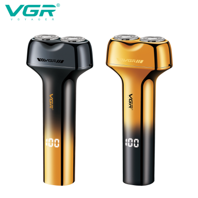VGR Cross-Border Reciprocating Shaver Multifunctional Three-in-One LCD Digital Display Electrical Hair Cutter Eyebrow TrimmerV-389