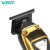 VGR907Cross-Border New Arrival Metal Hair Clipper Golden Shaving Electric Hair Salon Salon Professional Digital Display Electric Clipper