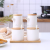 Kitchen Seasoning Jar Set Ceramic Salt MSG/Seasoning Can Household Soy Sauce Bottle Vinegar Bottle Vinegar Pot Spice Jar