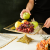 Light Luxury Glass Fruit Plate Creative Home Living Room Coffee Table Snack Dish Decoration Tray Dessert Tall Fruit Bowl