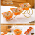 Light Luxury Dried Fruit Tray Snack Box Dim Sum Plate Ceramic European Snack High-End Platter Color Glaze with Lid