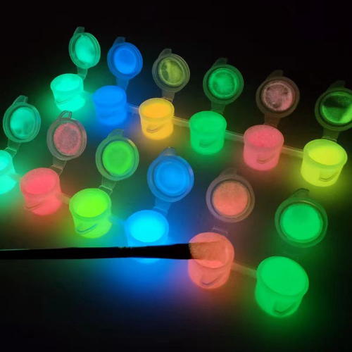 luminous powder 12 colors noctilucan pigment fluorescent pigment color long-lasting highlight luminous powder
