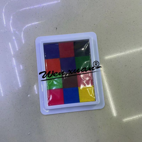 hot-selling new arrival finger painting inkpad diy color stamp pad inkpad sponge stamp pad