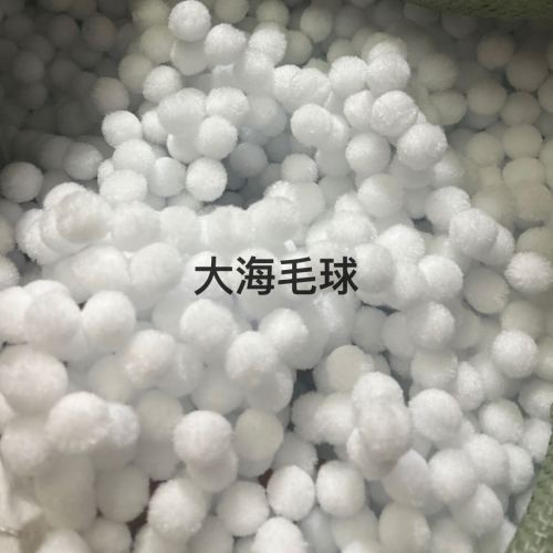 Polypropylene Wool Ball， Snowball， Pure White， 2cm in Stock Wholesale