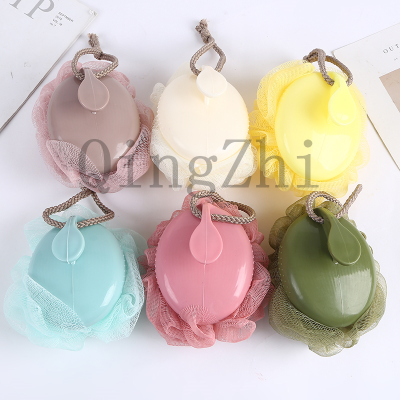 [Clear Branches] Large Size Soap Dish Bath Ball Mesh Sponge Factory Direct Sales Cleansing Skin a Lot of Foaming Bath Products