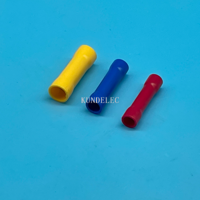 BV Vinyl-Insulated Butt Splice Connectors yellow,blue,red color