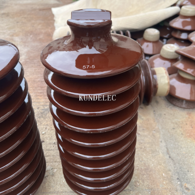57-5 High Voltage Post Type Porcelain Insulator For Lines