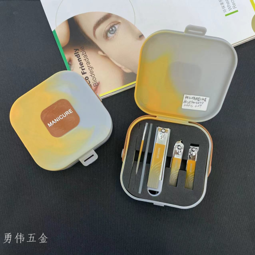 指甲刀套装家用指甲剪高档平口指甲钳修甲斜口套装爆款批发