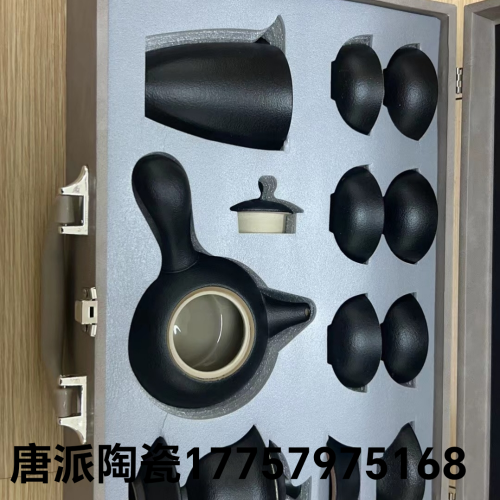Jingdezhen Taiwan Lubao Tea Set Teapot Set Kung Fu Tea Set Big Tea Bowl Tureen Handle Pot