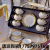 Jingdezhen 6 Cups 6 Plates Coffee Set Gift Set Coffee Cup Gold Plated Coffee Set Kitchen Supplies
