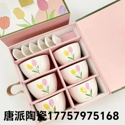 Jingdezhen Ceramic Tableware Set Bone China Tableware Gift Tableware Mini Set Kitchenware Supplies