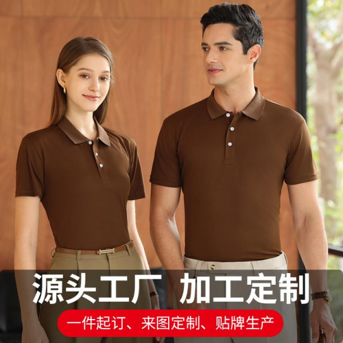polo shirt customized short-sleeved lapel work wear corporate activity work clothes t-shirt advertising cultural shirt printed logo