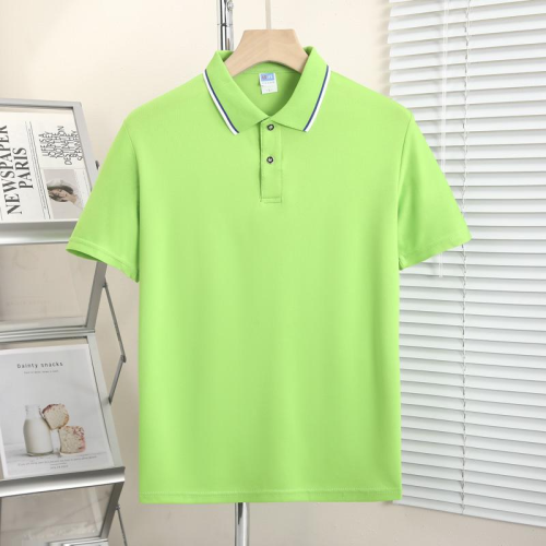 quick-drying short-sleeved t-shirt color lapel work clothes summer polo shirt advertising shirt customized printing pattern logo