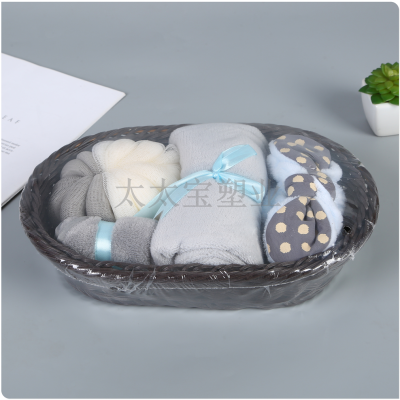 Children's Bath High-End Suit Soft Bubble Loofah Coral Fleece Small Tower Absorbent Lint-Free Hand Towel