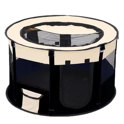 宠物猫窝可折叠牛津布宠物围笼便携收纳圆形宠物帐篷猫咪产房猫窝