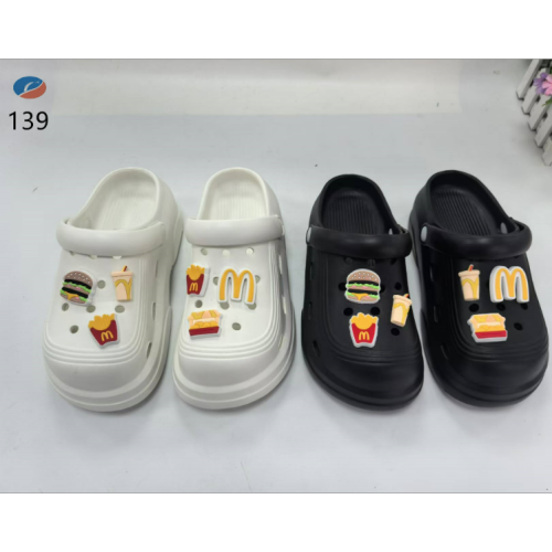 休闲新款男女透气休闲防滑外穿时尚洞洞鞋 凉拖鞋