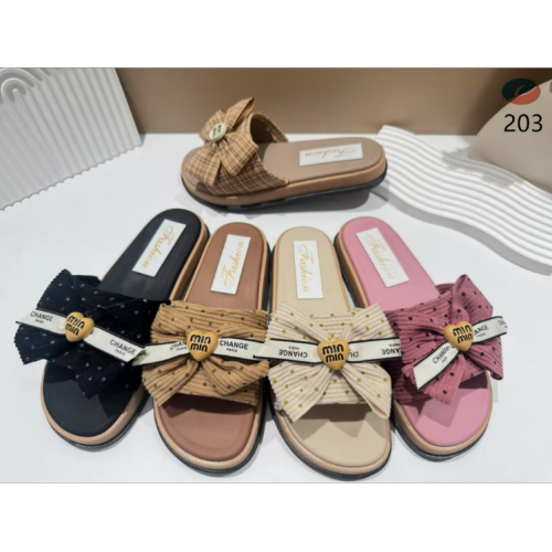 新款拖鞋女外穿pvc平底拖鞋时尚蝴蝶结凉拖鞋