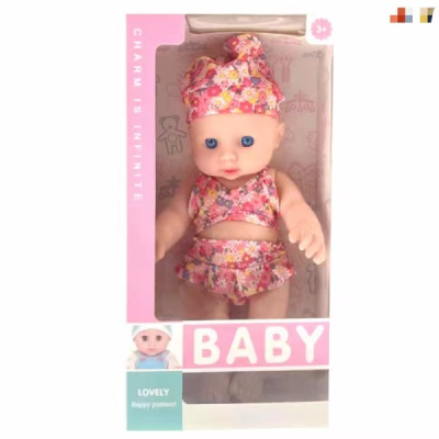 Play House Girl Children's Doll Toy 12-Inch Full Body Vinyl Body with Music Simulation Feel Doll Newborn