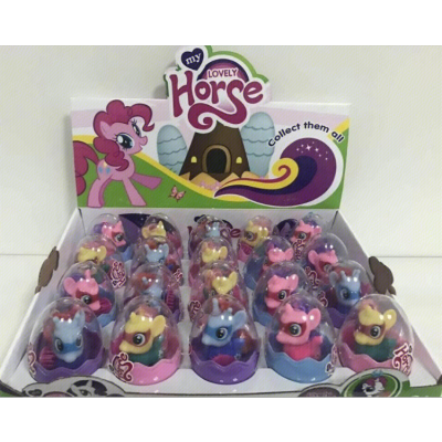 Little Girl Little Boy Children Play House Toy Series Vinyl My Little Pony Beauty Blender Shape Matching Comb