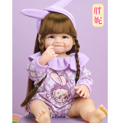 Manufacturers Multi-Style Large Vinyl Mimic Silicone True Color Reborn Doll High Vinyl Doll Cross-Border Foreign Trade