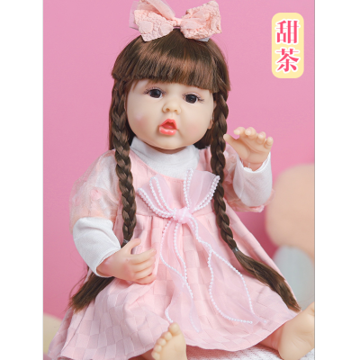 Manufacturers Multi-Style Large Vinyl Mimic Silicone True Color Reborn Doll High Vinyl Doll Cross-Border Foreign Trade