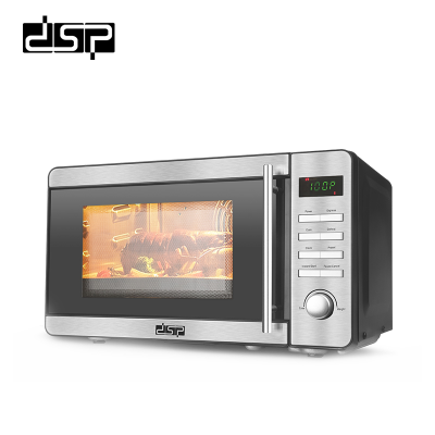 DSP Microwave Oven Household 20L Capacity Sterilization Micro Steaming and Baking Integrated Turntable Knob KB6002