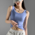 Popular Thread Cotton Vest Inner Wear Women's Outer Wear Sleeveless Bottoming Shirt Spring New Slim Cover Supernumerary Breast Sling Top