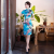 Cheongsam Mid-Length Modified Retro Dress Show Mother's Clothing Chinese Style Elegant Cheongsam Wholesale