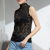 Women's  Paisley Half Turtleneck Lace Vest Cut-out Bottoming Fake Collar Top Women's Bottoming Shirt