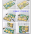 New Microfiber Printed Mat Mat Door Mat Non-Slip Mat Kitchen Pad Bathroom Mat Flower and Grass Series Floor Mat
