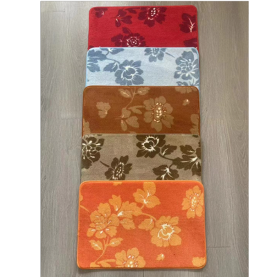 Microfiber Big Floral Print Floor Mat Doormat Carpet Water-Absorbing Non-Slip Mat Microfiber Cotton Mat Living Room mat