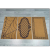 Thick PVC Bottom Thick Chips Imitation Coconut Palm Two-Color Embossed Floor Mat Dirt Trap Mats Doormat and Foot Mat 