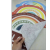 New 3d Rainbow Semicircle Printed Mat Pvc Pad Non-Slip Mat Door Mat Bathroom Mat Brushed Pad Mat Indoor Mat
