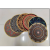 New round Ins Linen Printed Placemat Fine Hemp Printed Water-Absorbing Non-Slip Mat Coaster Mouse Pad Coasters