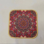 New Square Ins Linen Printed Placemat Fine Hemp Printed Water-Absorbing Non-Slip Mat Coaster Mouse Pad 30 * 30cm