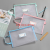 Simple Fresh A4 with Handle Breathable Nylon Gauze Transparent Student Subject Bag Test Paper Storage Bag File Bag