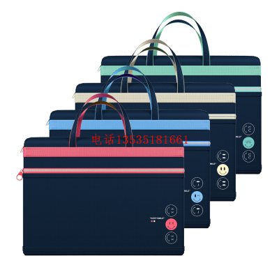 New Waterproof Simple Men's Laptop Bag Briefcase Large Capacity Business Fashion Information Bag Factory Direct Sales