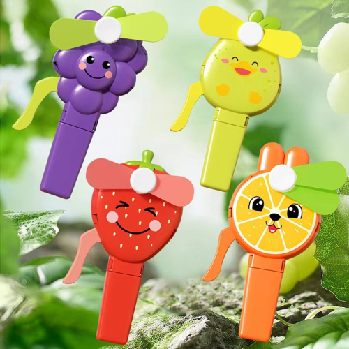 new hand-pressed fruit little fan cross-border promotional gifts customized logo factory direct sales mini little fan