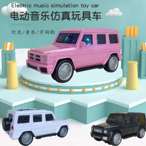 Children‘s Electric Toy Car Music Luminous Universal Humvee Car Boy Toy Night Market Stall Gifts