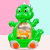 Dinosaur Water Machine, children's puzzle water loop water machine, game 90 games nostalgic childhood toys