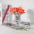 2023 Yuxing New Crystal Transparent Glass Vase Living Room Office Bedroom and Household Decoration Decoration Ornaments