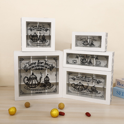 名族风收纳盒家居工艺品摆件水果干果收纳木质盒子防尘摆件批发