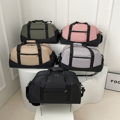 跨境女包休闲运动健身包单肩包百搭旅行包斜挎包短途出差包