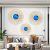 Modern Light Luxury Metal Wall Hanging Living Room Sofa Background Wall Decoration Hanging Painting Wall Iron Decorative Pendant Three-Dimensional