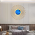 Modern Light Luxury Metal Wall Hanging Living Room Sofa Background Wall Decoration Hanging Painting Wall Iron Decorative Pendant Three-Dimensional