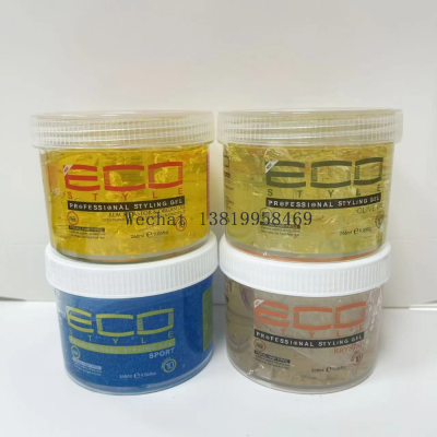 Eco Hair Styler Stylinggel Modeling Gel Wax Olive Oil Hair Control