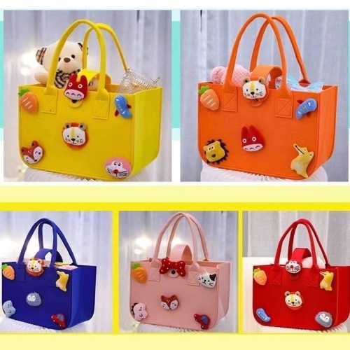 new hand gift felt bag handbag cartoon doll mummy bag baby hundred-day banquet handbag candy gift bag
