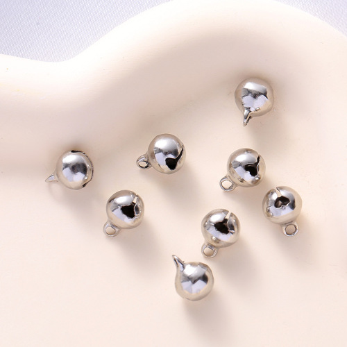 新款铜制铃铛配件6MM-14MM手工DIY电镀铃铛圣诞节饰品配饰挂件