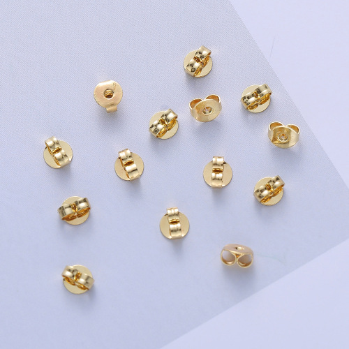 新品铜制圆形耳塞 蝴蝶耳堵耳帽 女生百搭耳环耳钉塞饰品配件批发